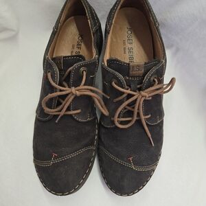 Josef Seibel Women's Fergey 20 Leather Oxfords Classic Elegance Size 40 (9/9.5)